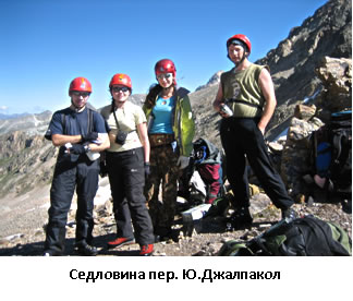 седловина пер. Ю. Джолпакол