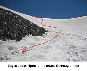спуск с пер. Ирикчат
