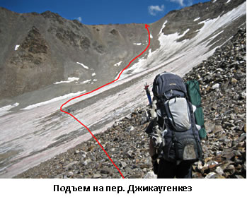 подъём на пер. Джикаугенкез