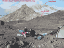 Ночевка на моренах лед.Азау