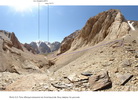 Путь обхода каньона на Ачикташсае. Вид сверху по долине