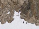 Вид на путь спуска с перевала Вид на путь спуска с перевала