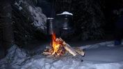 Костер на сетке Костер на сетке