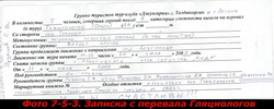 Записка с перевала Гляциологов (Ольга) Записка с перевала Гляциологов (Ольга)