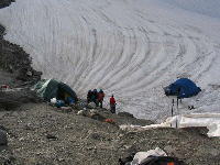 Лагерь на перевале